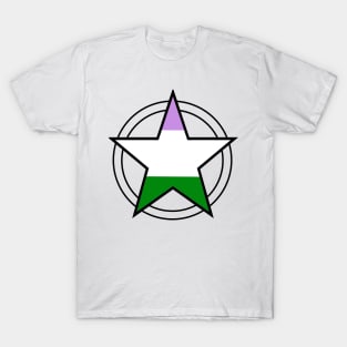 genderqueer Pride Pentacle T-Shirt